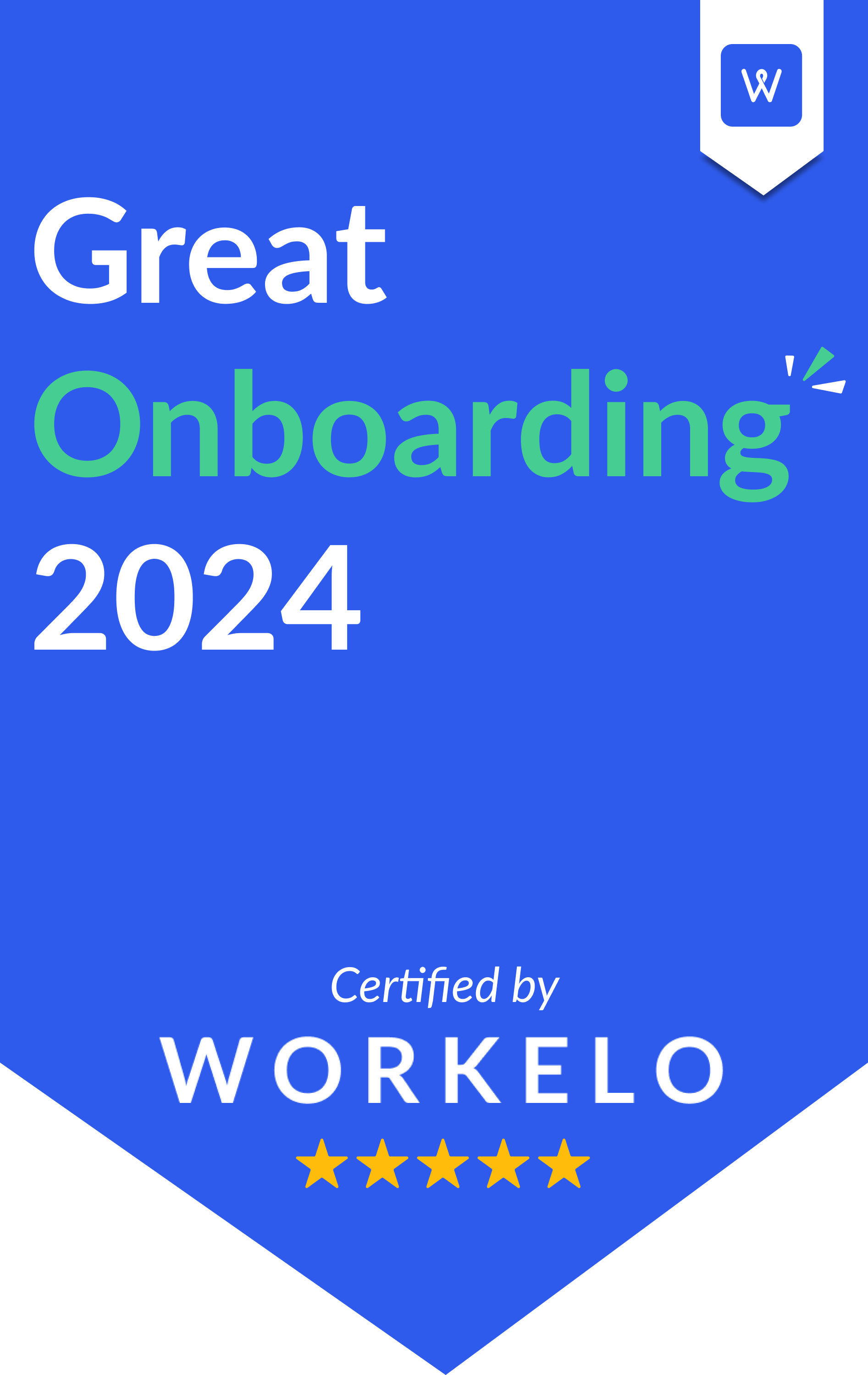 Great Onboarding 2022 - Certified by Workelo